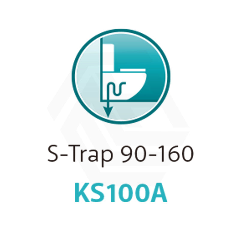S-Trap 90–160mm toilet trap option
