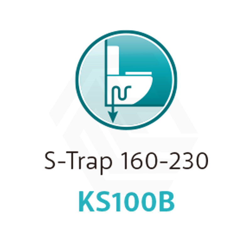 S-Trap 160–230mm toilet trap option