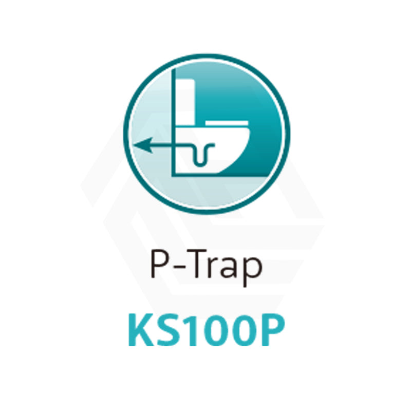 P-Trap 180mm toilet trap option