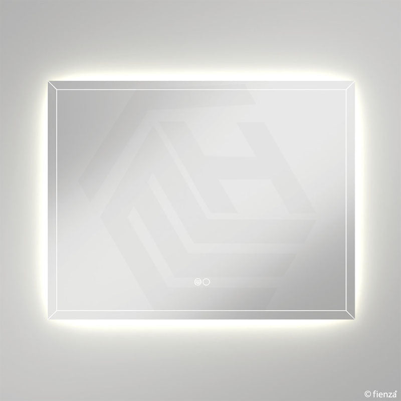 900x700mm Fienza Hampton Rectangular Pencil Edge Frontlit LED Mirror Touch Sensor
