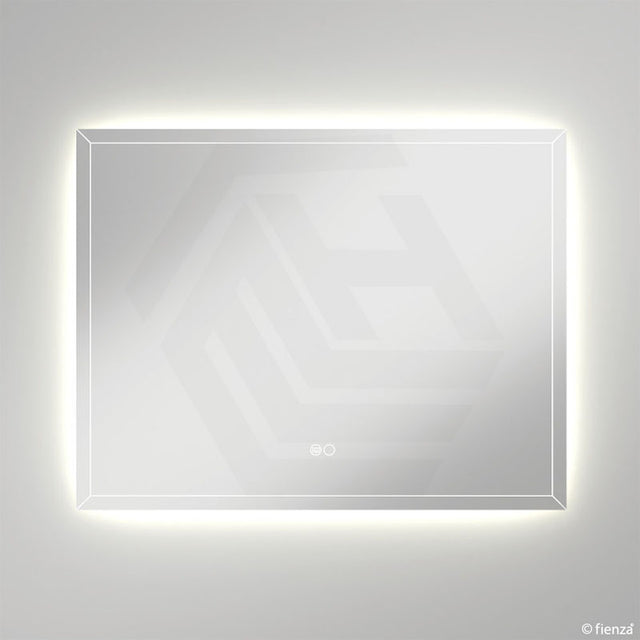 900x700mm Fienza Hampton Rectangular Pencil Edge Frontlit LED Mirror Touch Sensor