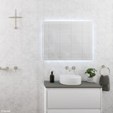 700/900/1200mm Fienza Hampton Rectangular Pencil Edge Frontlit LED Mirror Touch Sensor