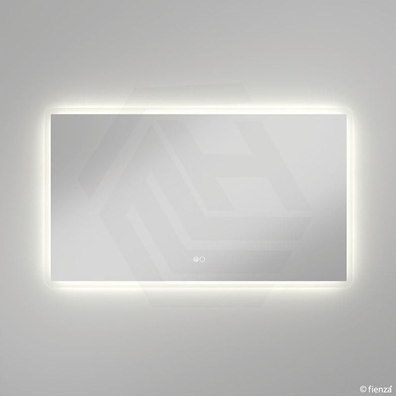 1200x700mm Fienza Luciana Rectangular Frosted Edge Frontlit LED Mirror Touch Sensor Vertical/Horizontal
