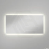 1400x700mm Fienza Luciana Rectangular Frosted Edge Frontlit LED Mirror Touch Sensor Vertical/Horizontal