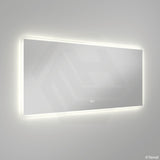 1400x700mm Fienza Luciana Rectangular Frosted Edge Frontlit LED Mirror Touch Sensor Vertical/Horizontal