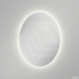 600x800mm Fienza Antonia Oval Frosted Edge Frontlit LED Mirror Touch Sensor