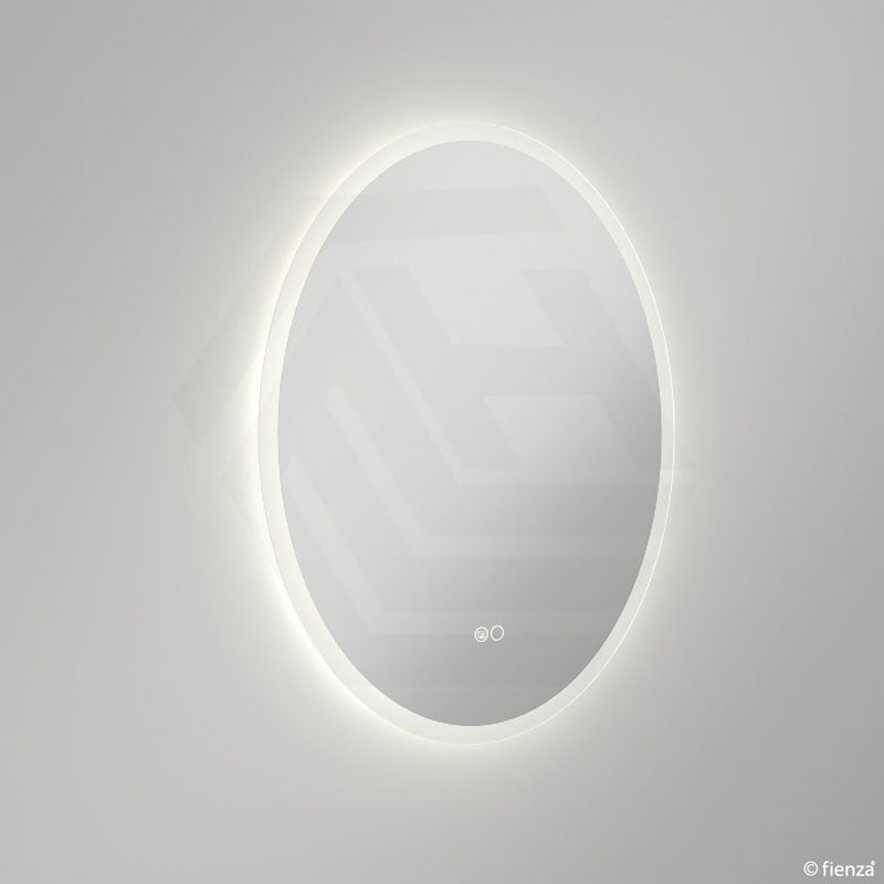 600x800mm Fienza Antonia Oval Frosted Edge Frontlit LED Mirror Touch Sensor