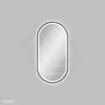 450x900mm Fienza Empire Pill Framed Touch Sensor Frontlit LED Mirror Vertical/Horizontal Matt Black