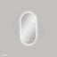 450x900mm Fienza Empire Pill Framed Touch Sensor Frontlit LED Mirror Vertical/Horizontal Brushed Gold