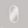 450x900mm Fienza Empire Pill Framed Touch Sensor Frontlit LED Mirror Vertical/Horizontal Brushed Gold