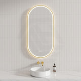 450/600/900/1200mm Fienza Empire Pill/Oval Framed Touch Sensor Frontlit LED Mirror Vertical/Horizontal Variant Colour Available