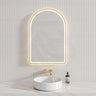 600x900mm Fienza Valentina Arch Framed Frontlit LED Mirror Touch Sensor Variant Colour Available