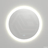 696mm Fienza Kaya Round Pencil Edge Frontlit LED Mirror Touch Sensor