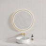 700/900mm Fienza Reba Round Framed Touch Sensor Frontlit LED Mirror Variant Colour Available