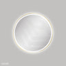 700mm Fienza Reba Round Framed Touch Sensor Frontlit LED Mirror Brushed Gold