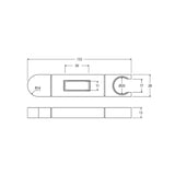 Fienza Empire Slim Slider for Rail Shower Variant Colour Available