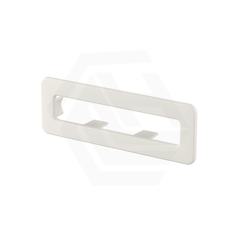Fienza Rectangular Overflow Plastic Ring White Basin Accessories