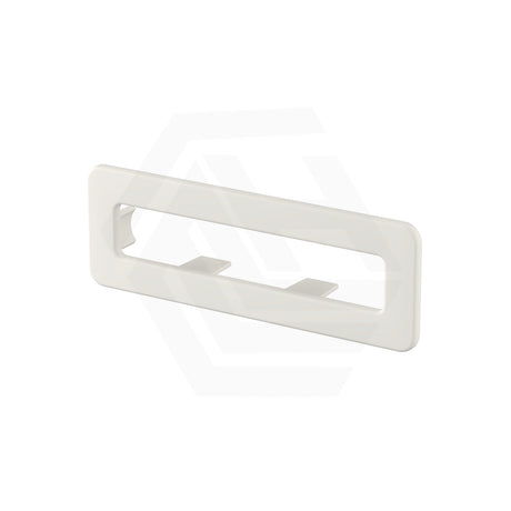 Fienza Rectangular Overflow Plastic Ring White Basin Accessories