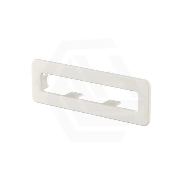 Fienza Rectangular Overflow Plastic Ring White Basin Accessories