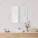 600/750/900/1200mm Fienza Pencil Edge Rectangular Wall Mirror Vertical or Horizontal Installation