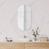 450/560/600/750mm Fienza Polished Pencil Edge Oval Shape Wall Mirror