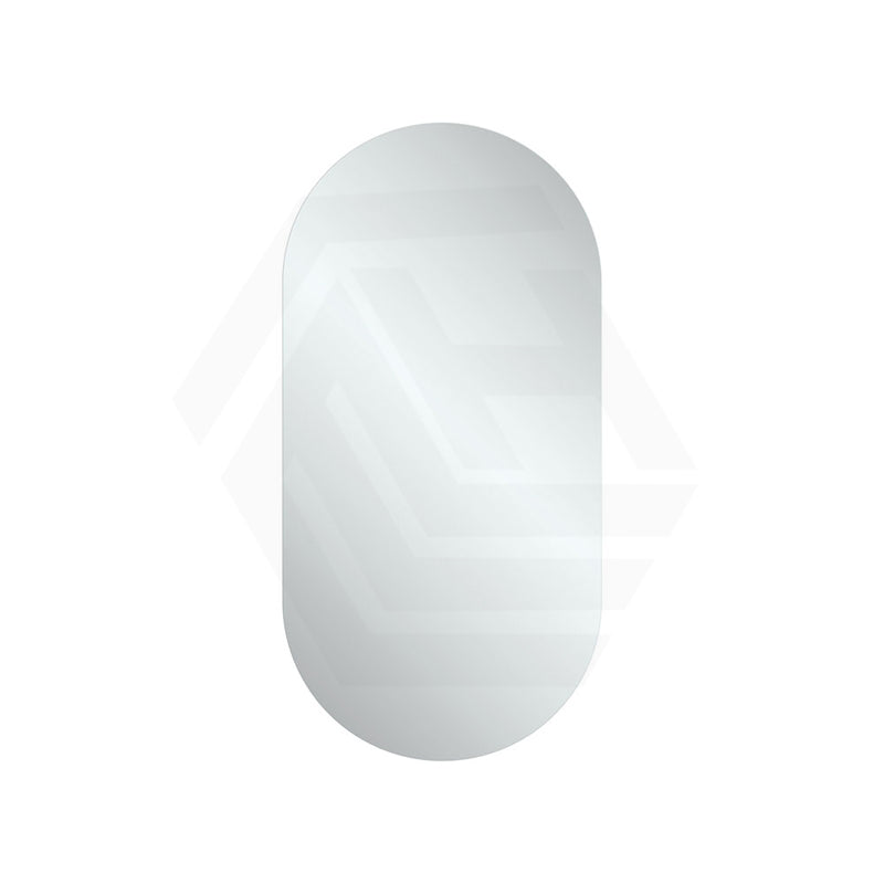 600mm Fienza Polished Pencil Edge Oval Wall Mirror