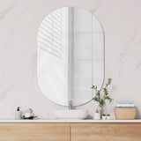 450/560/600/750mm Fienza Polished Pencil Edge Oval Shape Wall Mirror