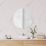 600/700/750/800/900mm Fienza Polished Pencil Edge Round Wall Mirror