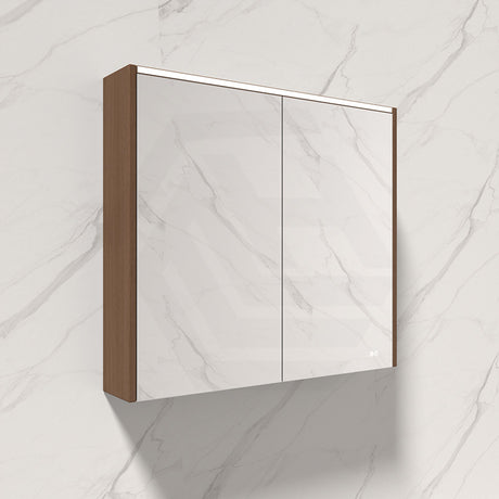 750/900/1200mm Fienza LED Pencil Edge Mirror Cabinet with Side Panels Variant Colour Available