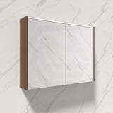 750/900/1200mm Fienza LED Pencil Edge Mirror Cabinet with Side Panels Variant Colour Available