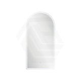 450x900x153mm Fienza Arch Pencil Edge Mirror MDF Board LED Shaving Cabinet Left/Right Hinge Matt White