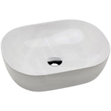 465x375x115mm Fienza Koko Rectangle Above Counter Ceramic Basin Thin Edge - Colours Available