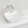 500x405x150mm Fienza Koko Rectangle Above Counter Ceramic Basin Thin Edge - Colours Available