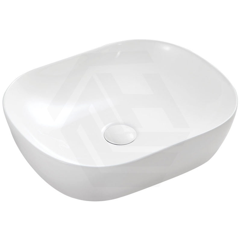 465x375x115mm Fienza Koko Rectangle Above Counter Ceramic Basin Thin Edge - Colours Available