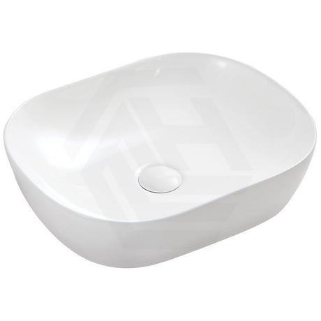 465x375x115mm Fienza Koko Rectangle Above Counter Ceramic Basin Thin Edge - Colours Available