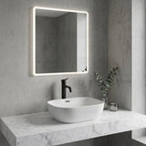 500x405x150mm Fienza Koko Rectangle Above Counter Ceramic Basin Thin Edge - Colours Available