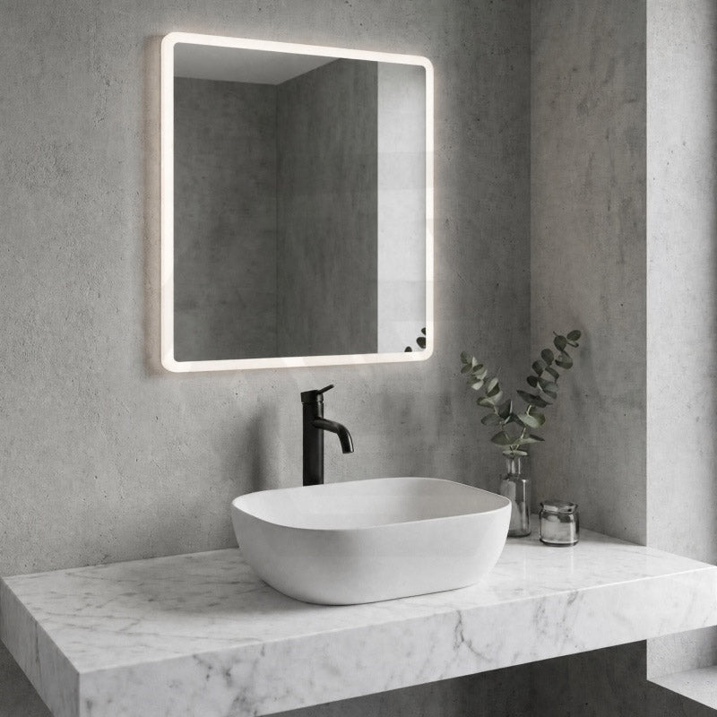 465x375x115mm Fienza Koko Rectangle Above Counter Ceramic Basin Thin Edge - Colours Available