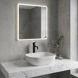 465x375x115mm Fienza Koko Rectangle Above Counter Ceramic Basin Thin Edge - Colours Available