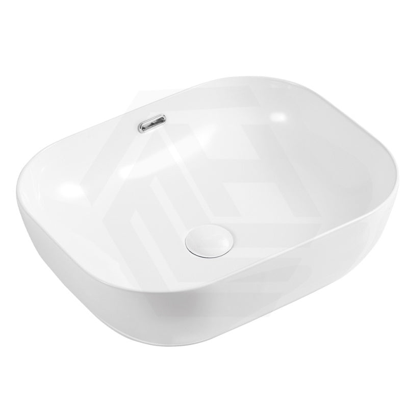500x405x150mm Fienza Koko Rectangle Above Counter Ceramic Basin Thin Edge - Colours Available