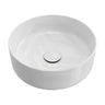 360x360x120mm Fienza Reba Round Above Counter Basin Ceramic Gloss White