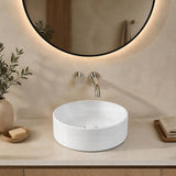 Fienza Reba Round Ceramic Above Counter Basin 360x360x120mm - Variant Colour