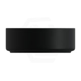 360x360x120mm Fienza Reba Round Above Counter Basin Ceramic Matt Black