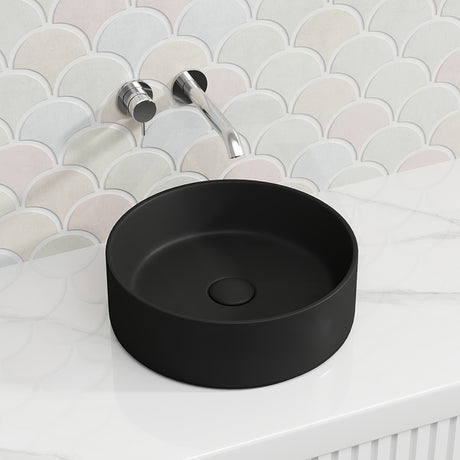 Fienza Reba Round Ceramic Above Counter Basin 360x360x120mm - Variant Colour