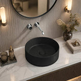 Fienza Reba Round Ceramic Above Counter Basin 360x360x120mm - Variant Colour