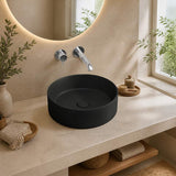 Fienza Reba Round Ceramic Above Counter Basin 360x360x120mm - Variant Colour