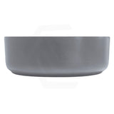 360x360x120mm Fienza Reba Round Above Counter Basin Ceramic Light Grey
