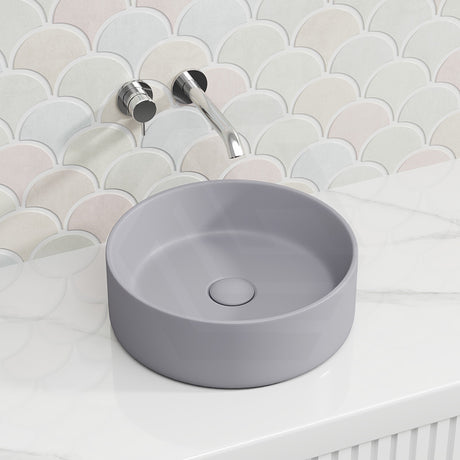Fienza Reba Round Ceramic Above Counter Basin 360x360x120mm - Variant Colour