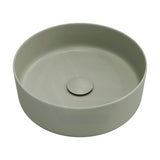 360x360x120mm Fienza Reba Round Above Counter Basin Ceramic Olive Green