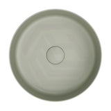360x360x120mm Fienza Reba Round Above Counter Basin Ceramic Olive Green