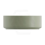 360x360x120mm Fienza Reba Round Above Counter Basin Ceramic Olive Green